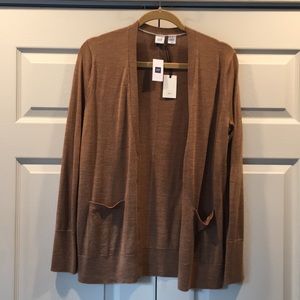 Brown cardigan